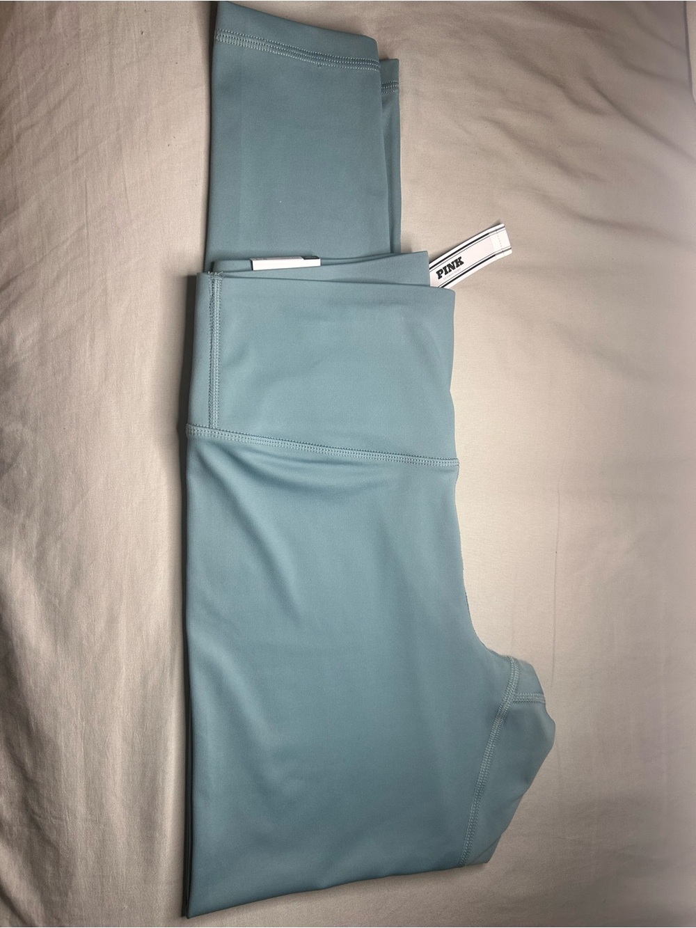 Victoria's Secret PINK High-Rise Leggings in Sage - Brand New!
